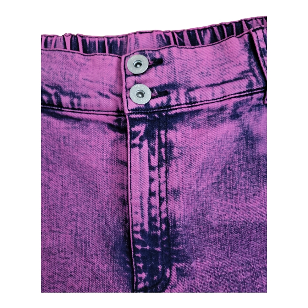 INC International Concepts Pink Washed Ankle Jeans - Picture 9 of 11